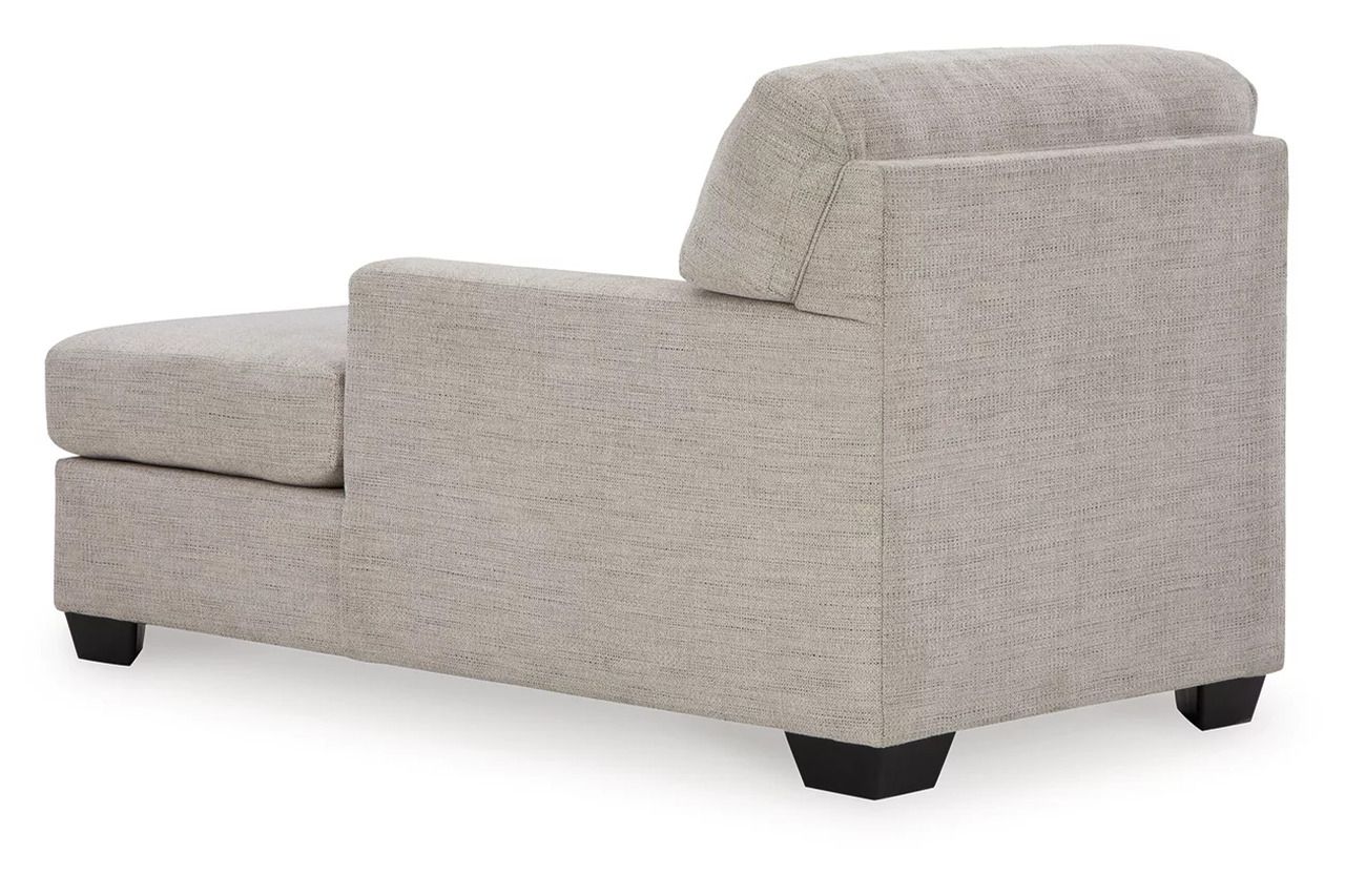 Mahoney 2-Piece RAF Sleeper Sectional with Chaise In Pebble 31004S4
