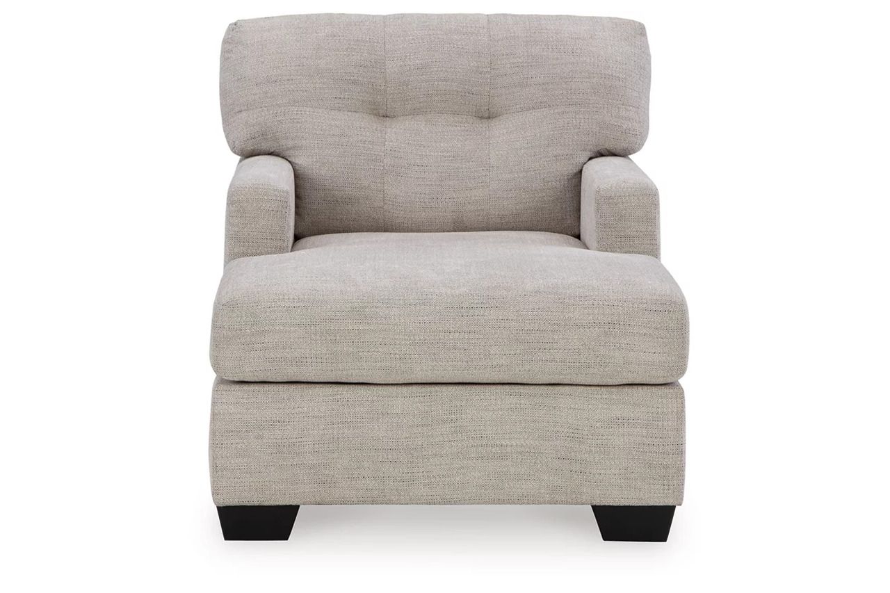 Mahoney 2-Piece RAF Sleeper Sectional with Chaise In Pebble 31004S4