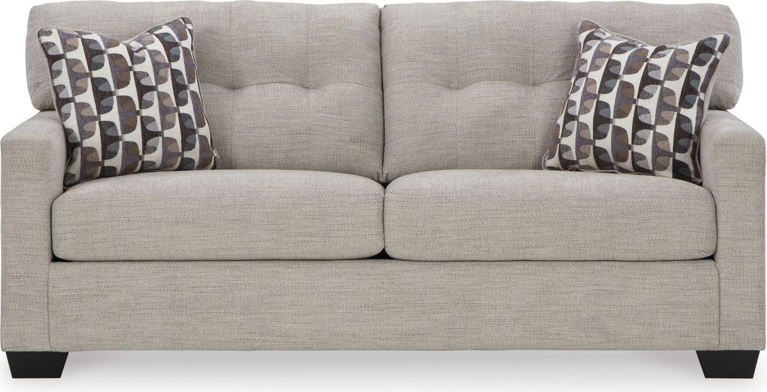 Mahoney Living Room Set In Pebble 31004U1