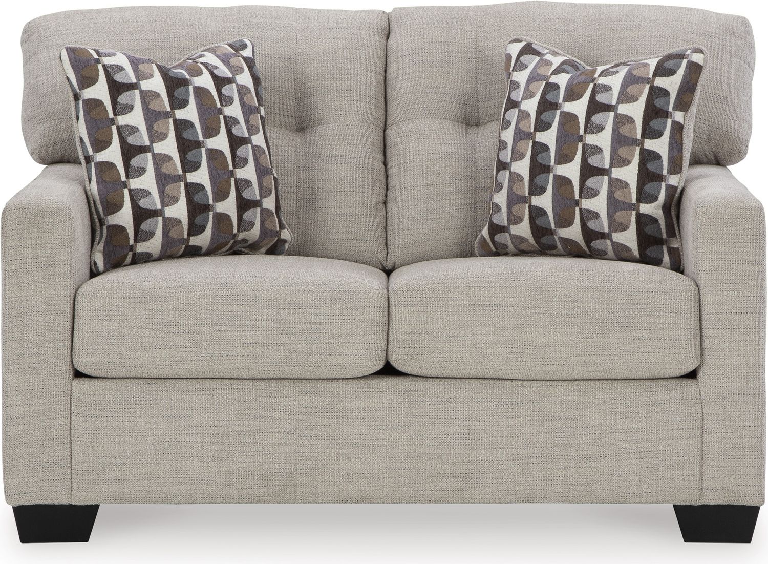 Mahoney Living Room Set In Pebble 31004U1