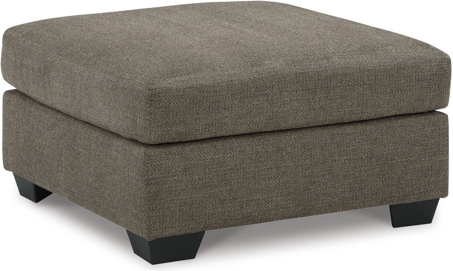Mahoney Oversized Accent Ottoman In Chocolate 3100508
