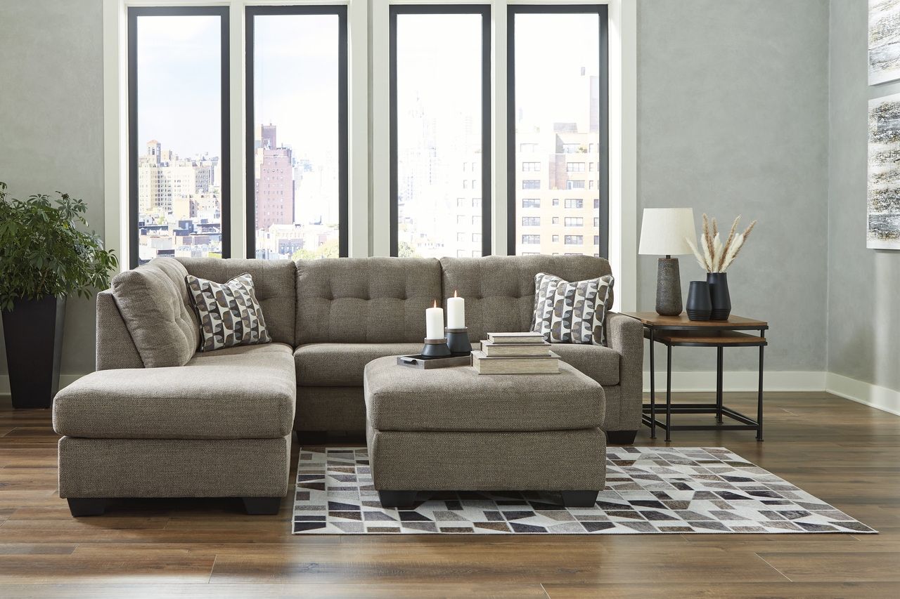 Mahoney Oversized Accent Ottoman In Chocolate 3100508