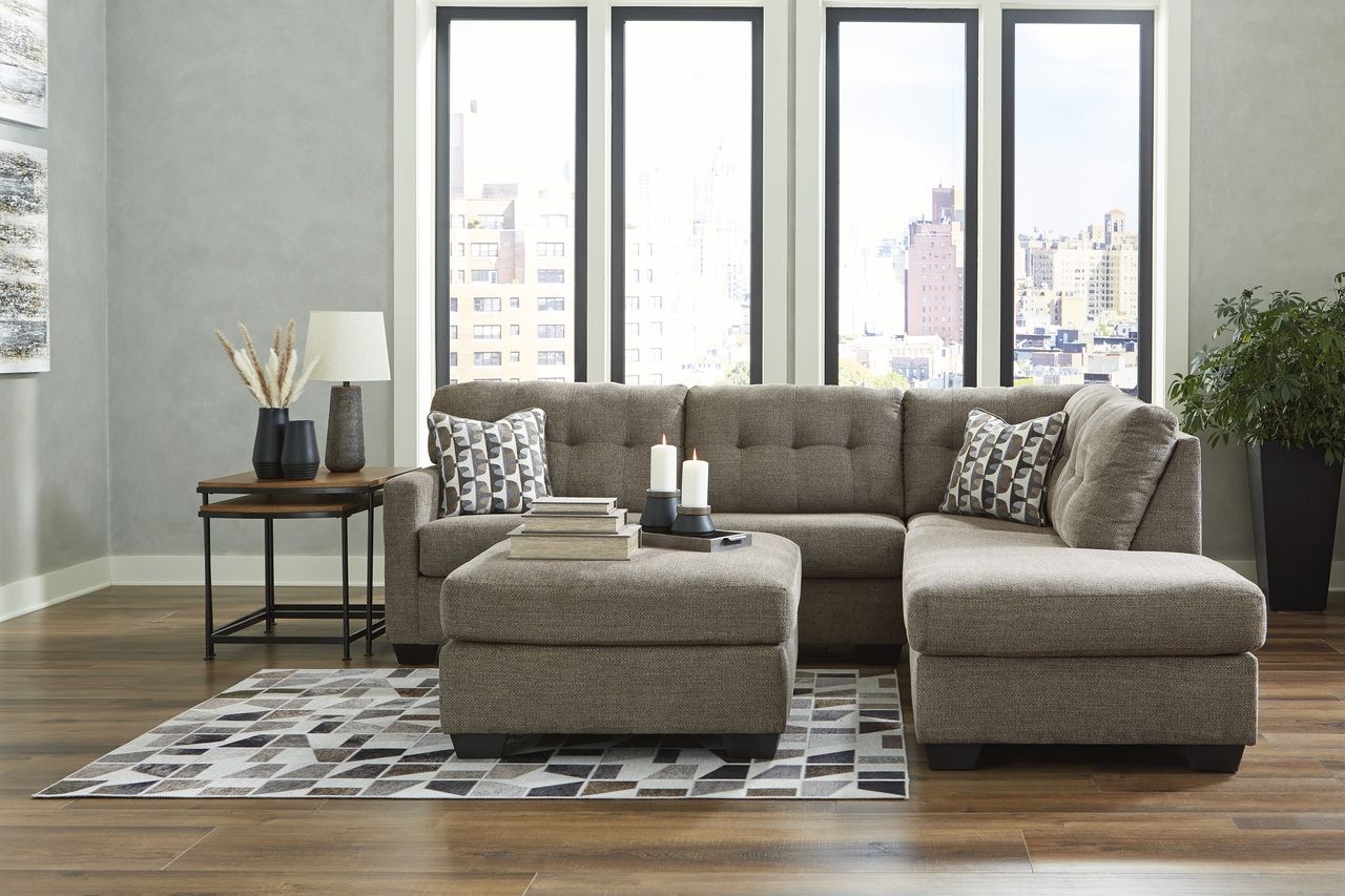 Mahoney Oversized Accent Ottoman In Chocolate 3100508