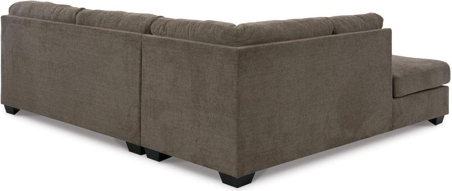 Mahoney 2-Piece LAF Sectional with Chaise In Chocolate 31005S1
