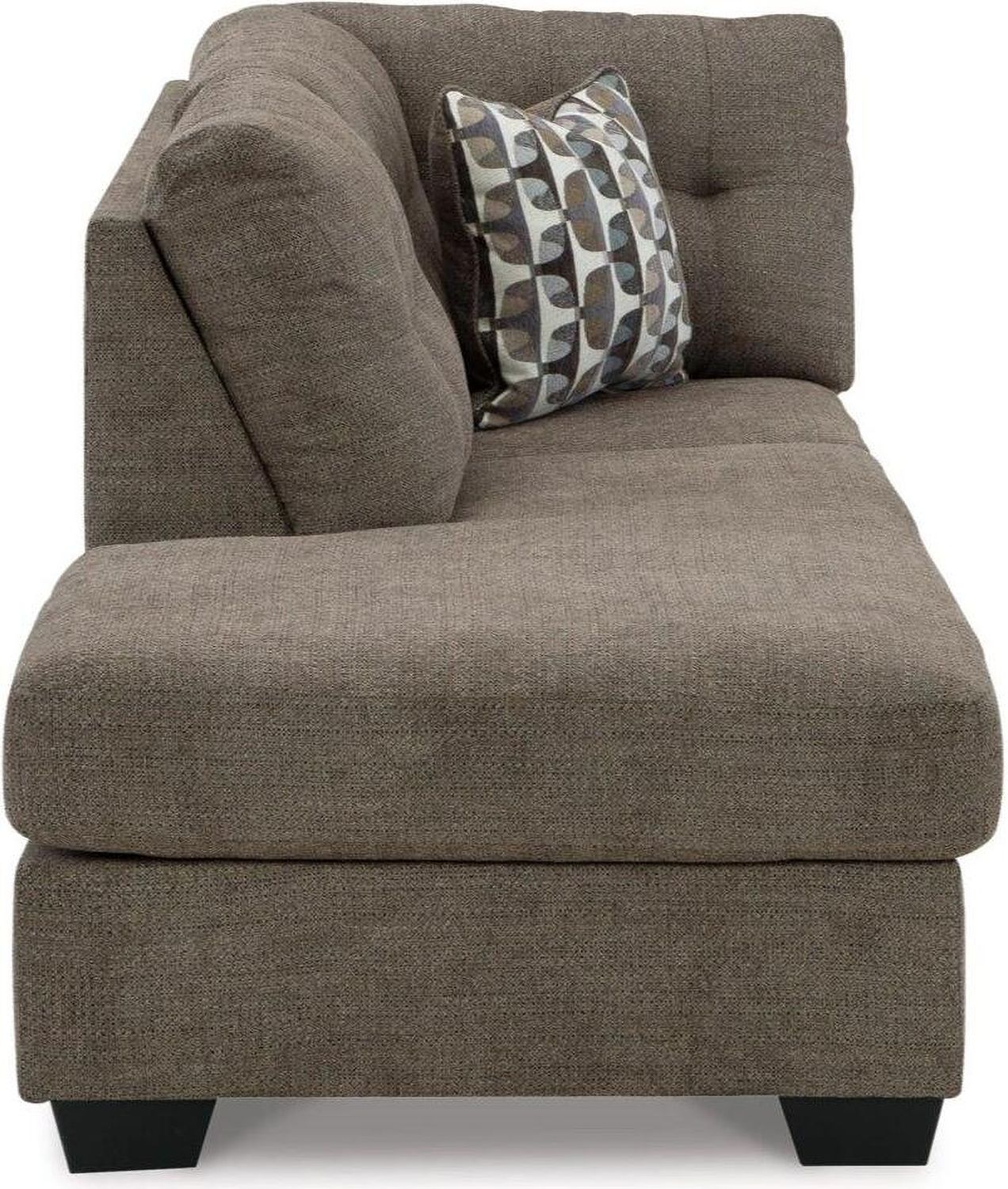 Mahoney 2-Piece LAF Sectional with Chaise In Chocolate 31005S1