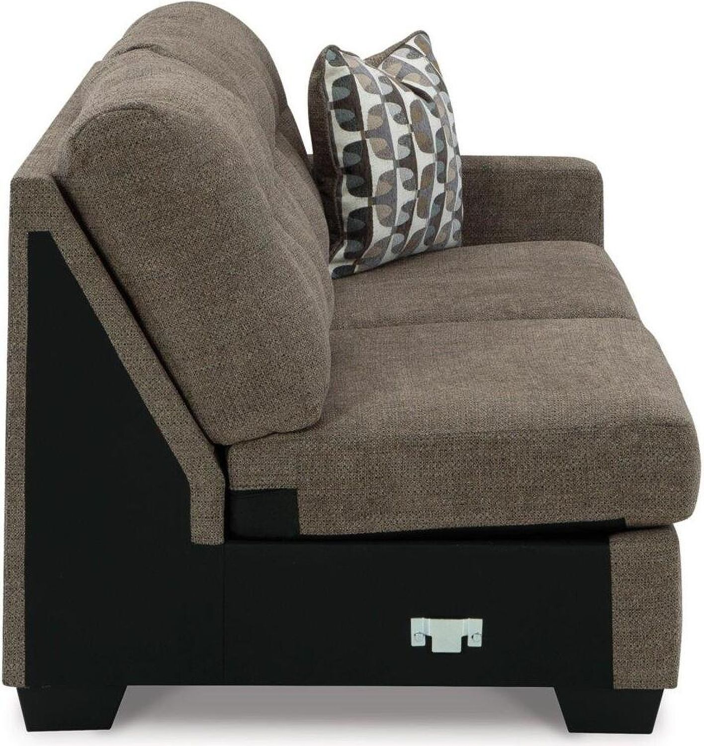 Mahoney 2-Piece LAF Sectional with Chaise In Chocolate 31005S1