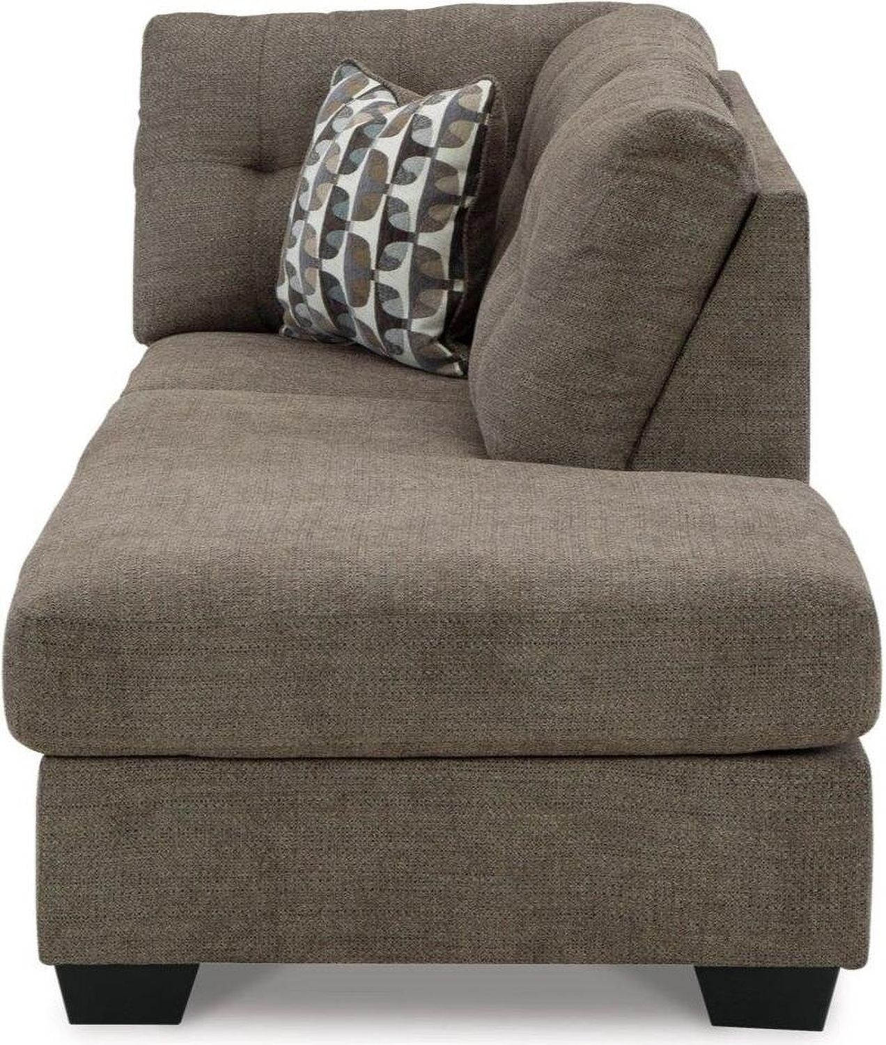 Mahoney 2-Piece RAF Sectional with Chaise In Chocolate 31005S2