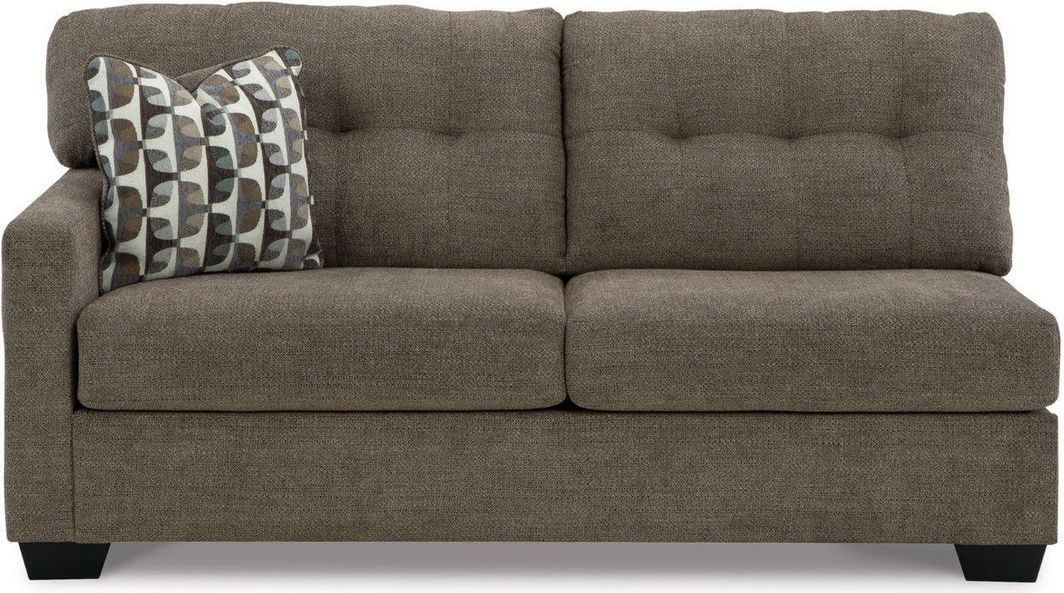Mahoney 2-Piece RAF Sectional with Chaise In Chocolate 31005S2