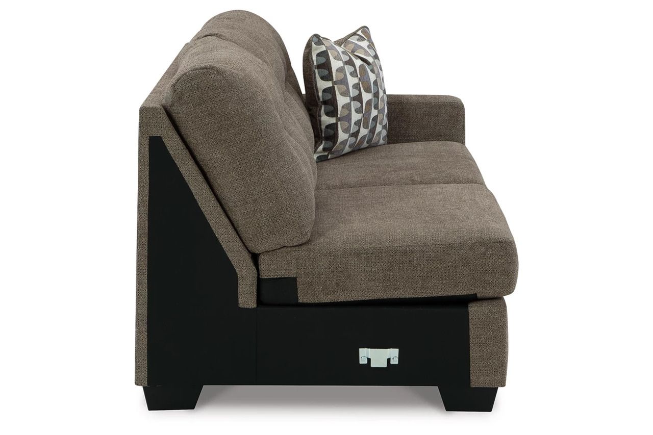 Mahoney 2-Piece LAF Sleeper Sectional with Chaise In Chocolate 31005S3