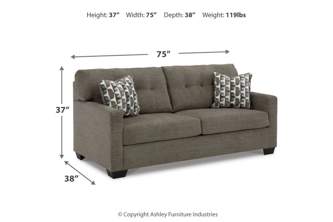 Mahoney Living Room Set In Chocolate 31005U1