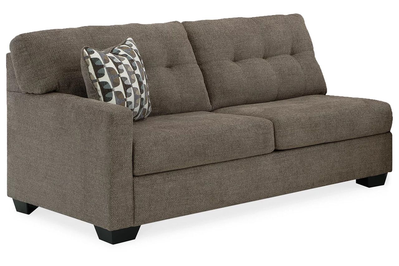 Mahoney 2-Piece Sleeper Sectional and Ottoman In Chocolate 31005U4