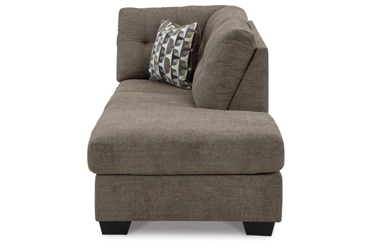 Mahoney 2-Piece Sleeper Sectional and Ottoman In Chocolate 31005U4