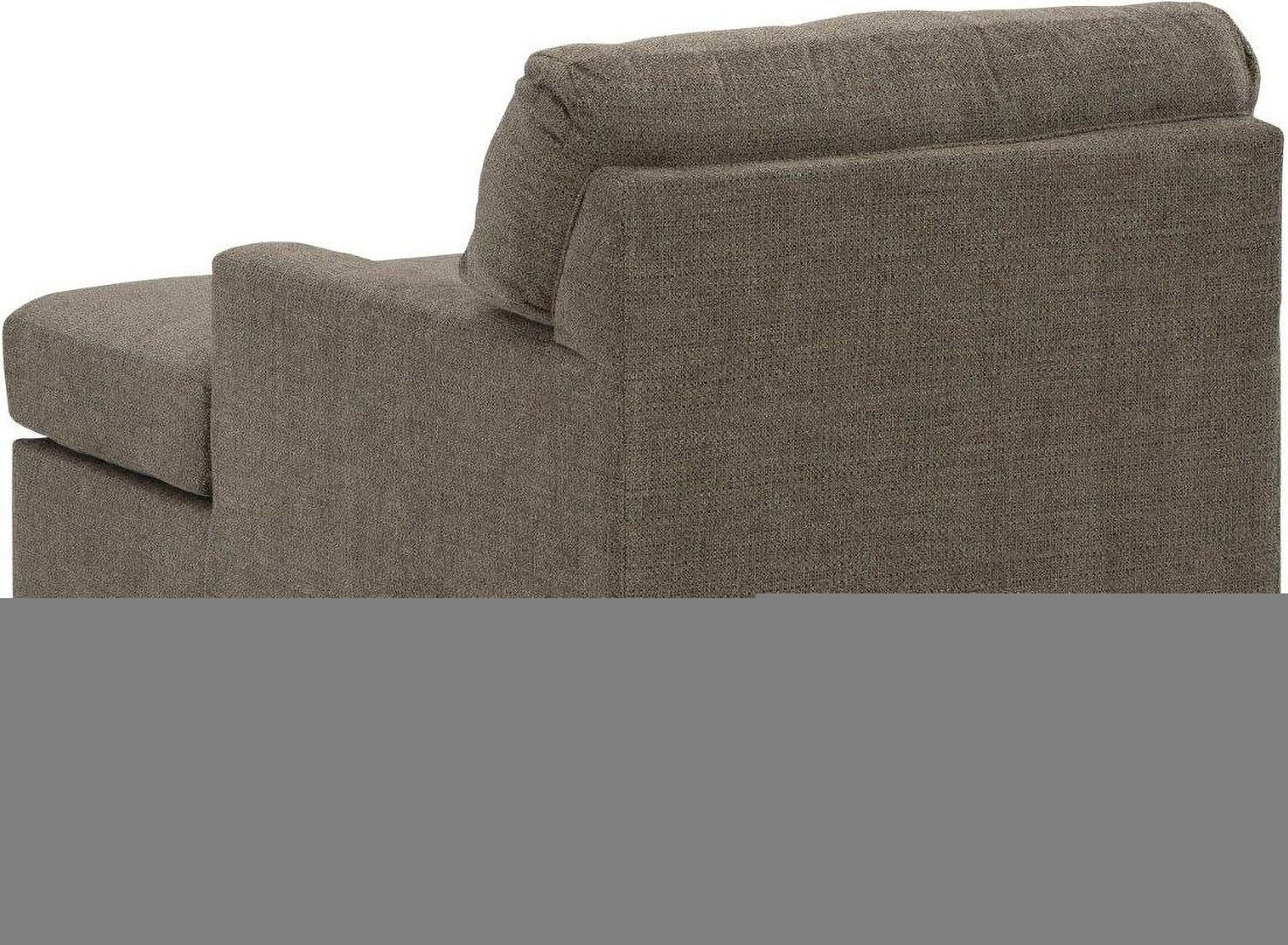 Mahoney 2-Piece Sleeper Sectional and Ottoman In Chocolate 31005U4