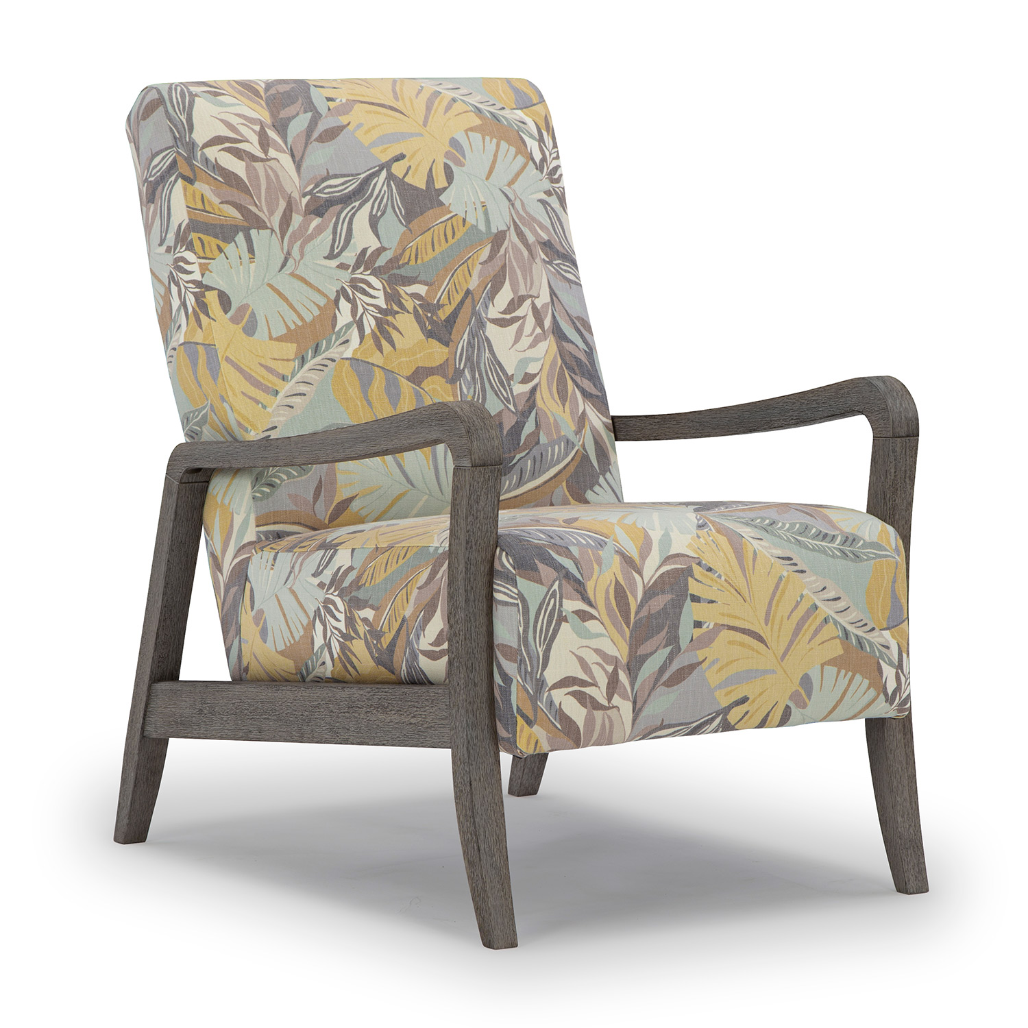 Rybe - Mid-century Modern Accent Chair - Dark Walnut - 3100DW 3100DW