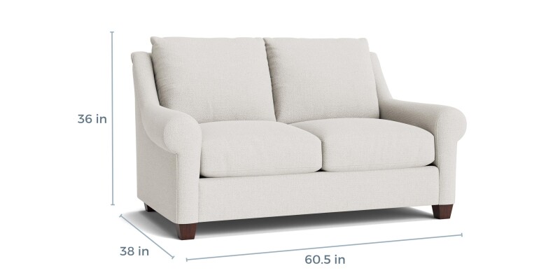 Ellery Roll Arm Loveseat 31014232