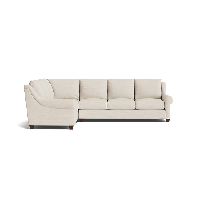 Ellery Roll Arm L-Shaped Sectional 3101LSECTFLLKIT29