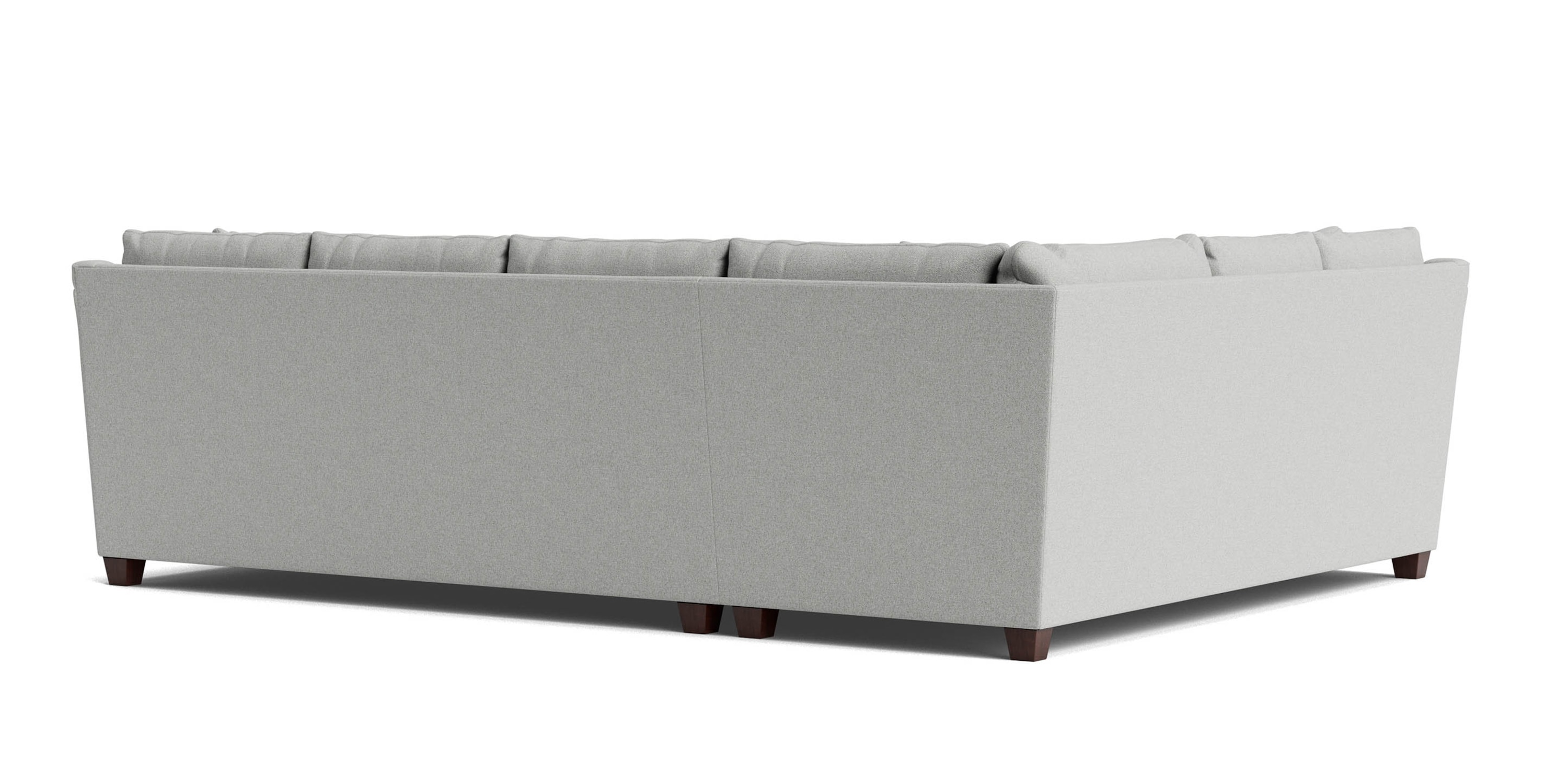 Ellery Roll Arm L-Shaped Sectional 3101LSECTFLLKIT29