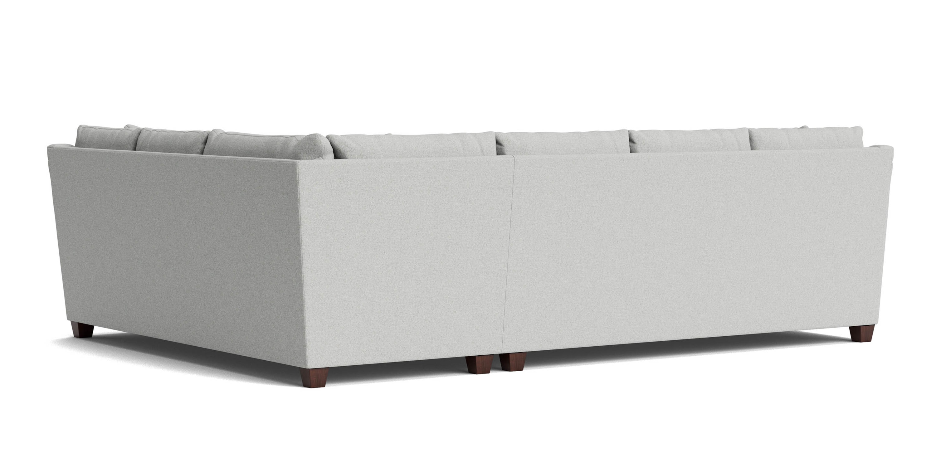 Ellery Roll Arm L-Shaped Sectional 3101LSECTFLRKIT29