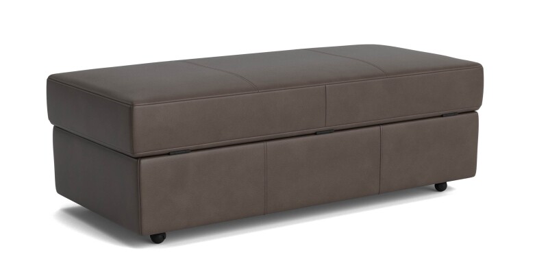 Ellery Leather Storage Ottoman 3101S2L57