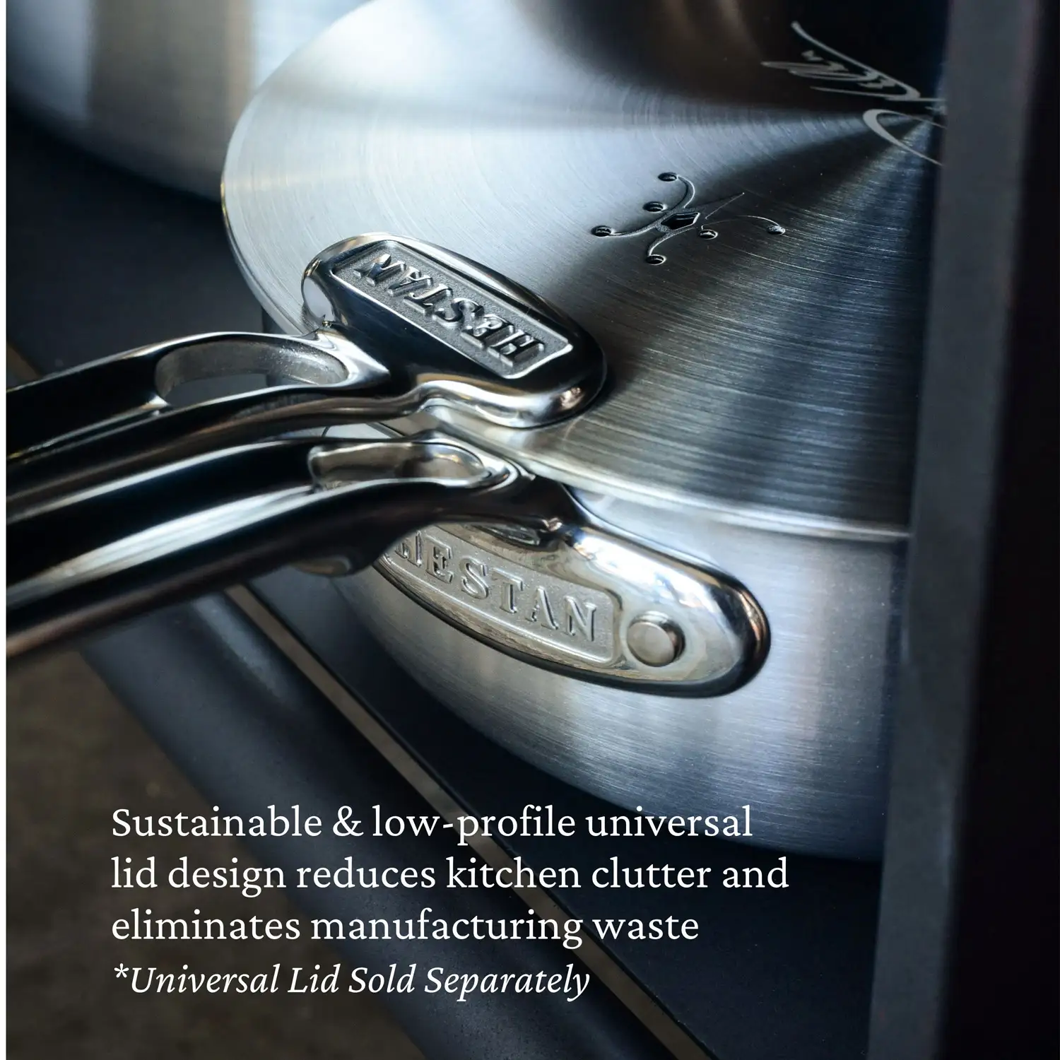 Commercial Clad Stainless Steel 2-Quart Saucier 31020