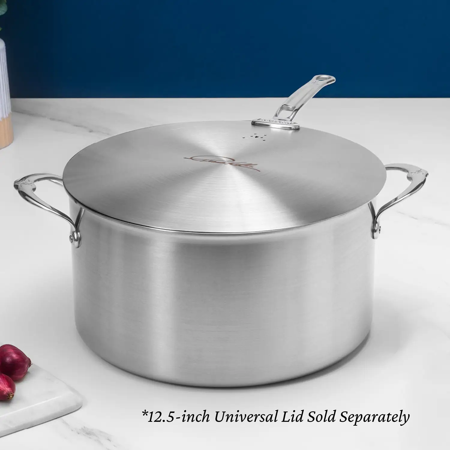 Commercial Clad Stainless Steel Stock Pots Medium (8-quart) 31022