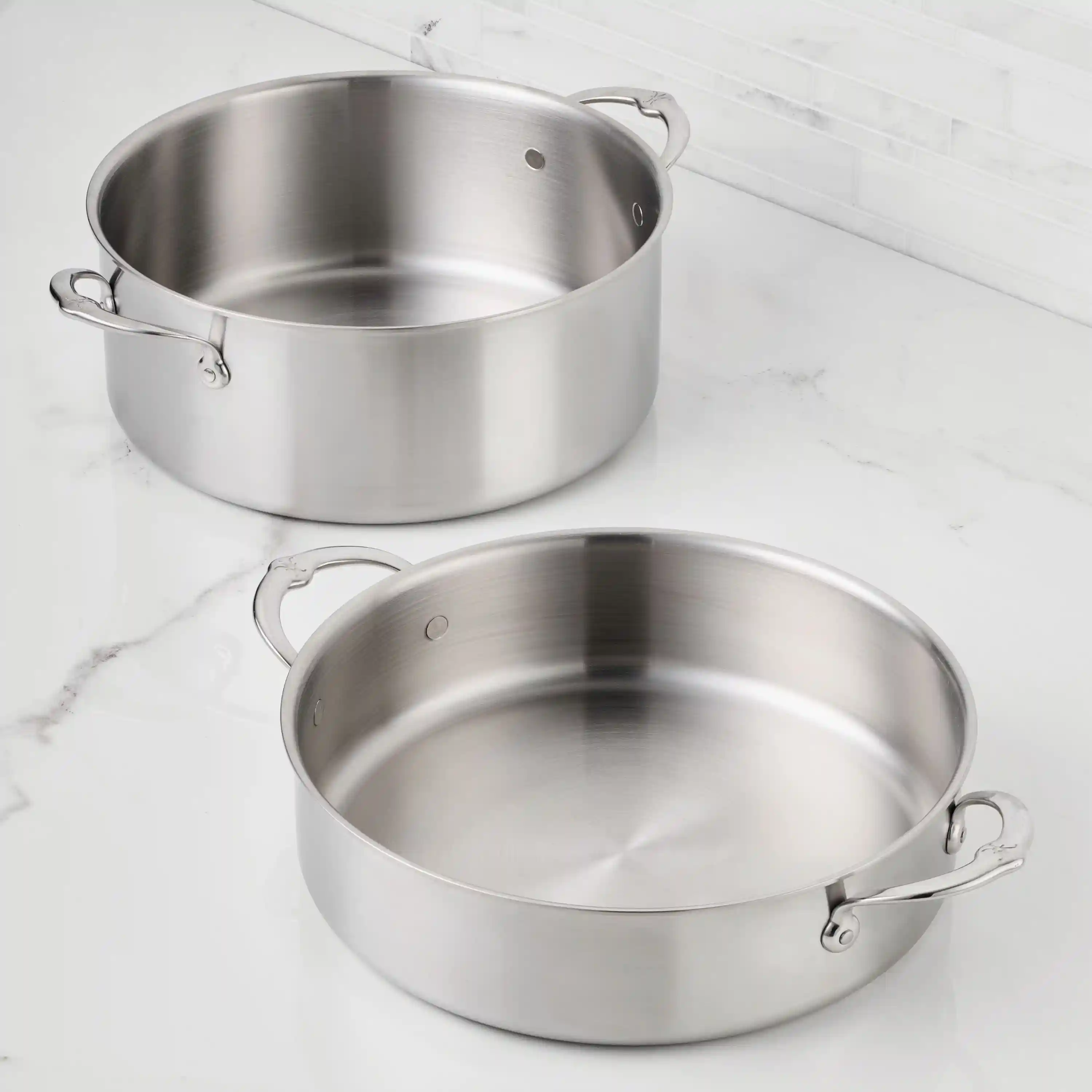 Commercial Clad Stainless Steel Rondeaus Medium (6qt) 31025