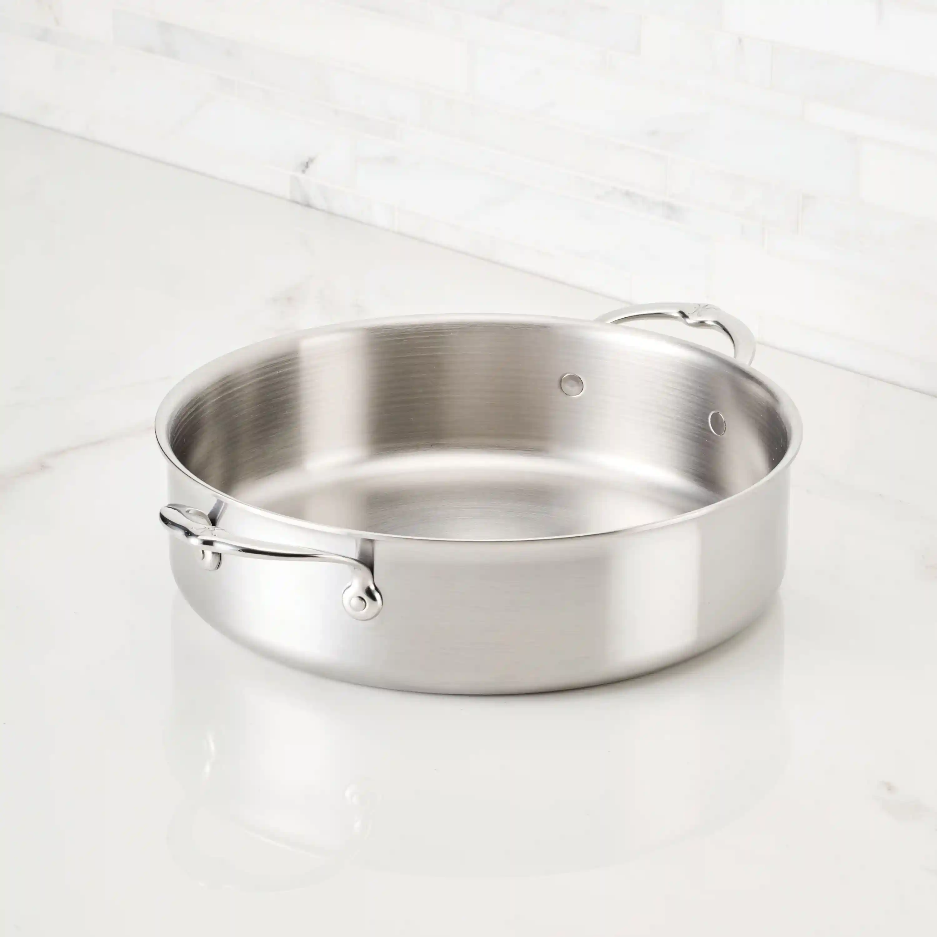 Commercial Clad Stainless Steel Rondeaus Medium (6qt) 31025