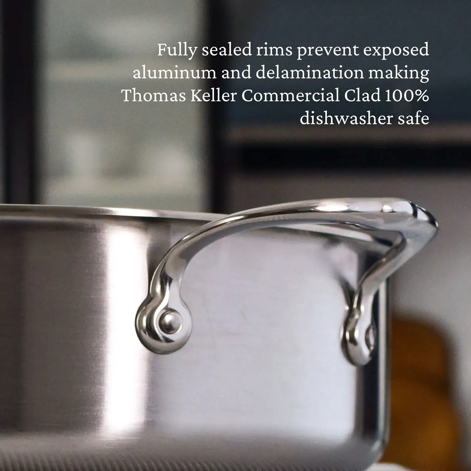 Commercial Clad Stainless Steel Rondeaus Medium (6qt) 31025