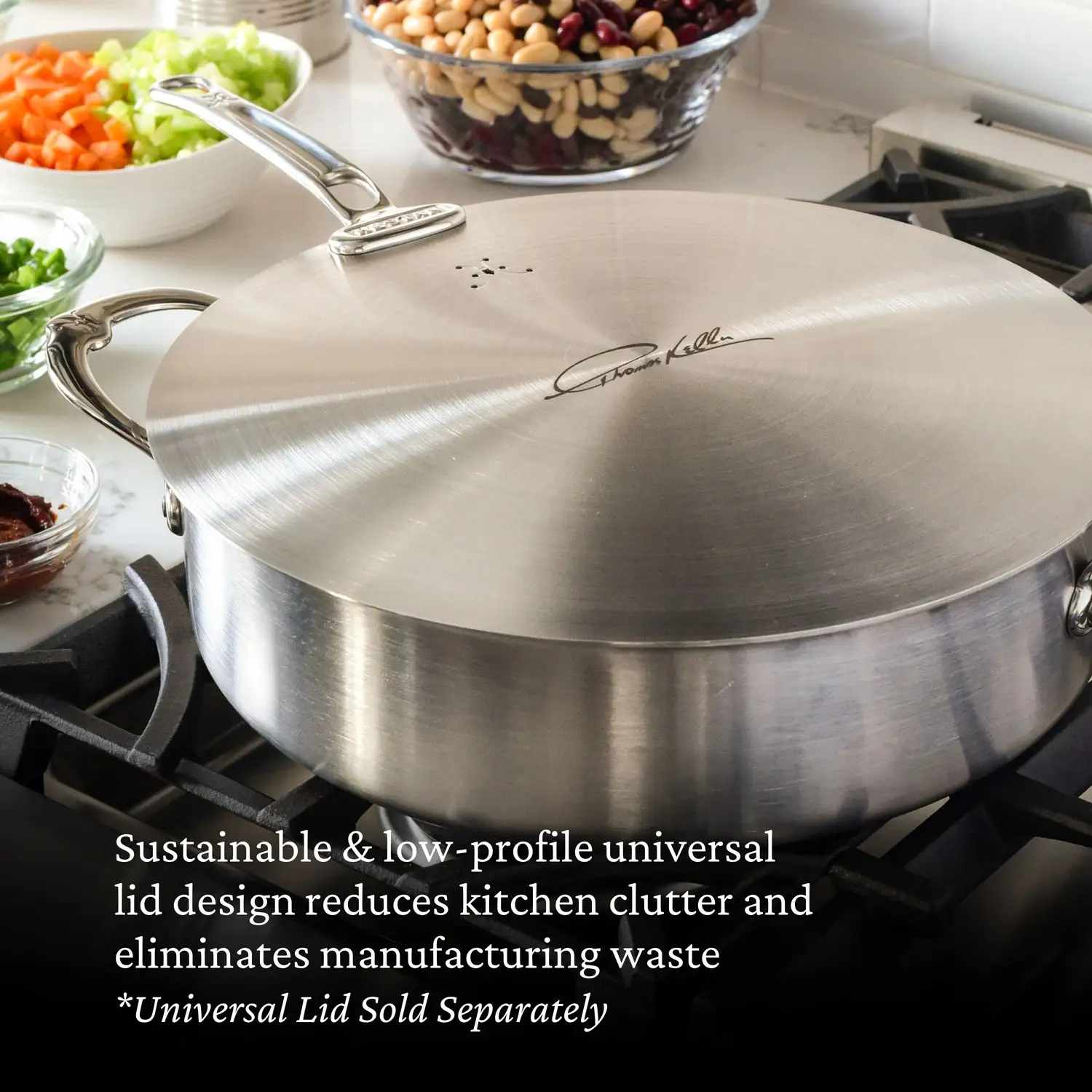 Commercial Clad Stainless Steel Rondeaus Medium (6qt) 31025