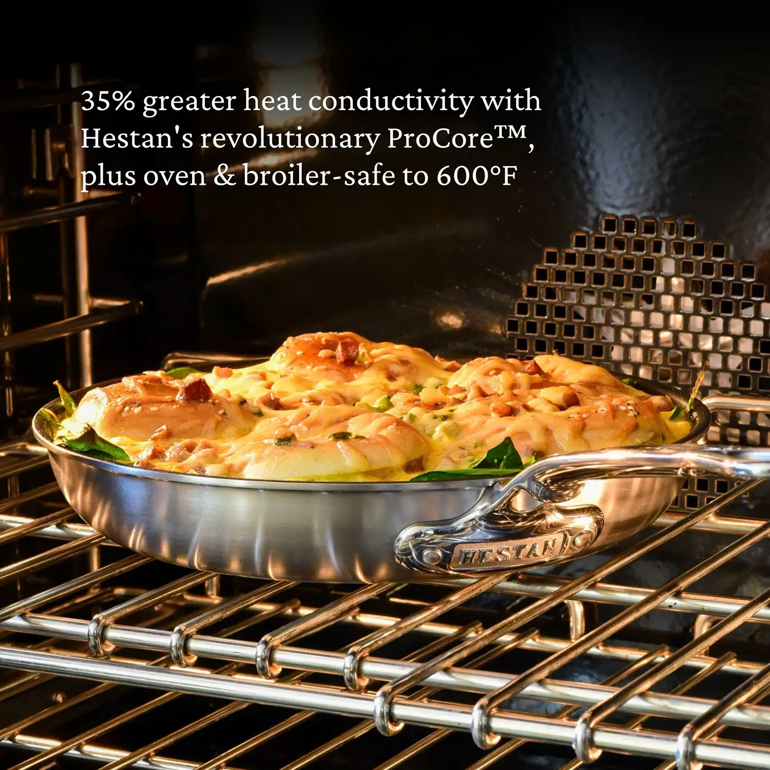 Commercial Clad Stainless Steel Skillets Small (8.5-Inch) 31026
