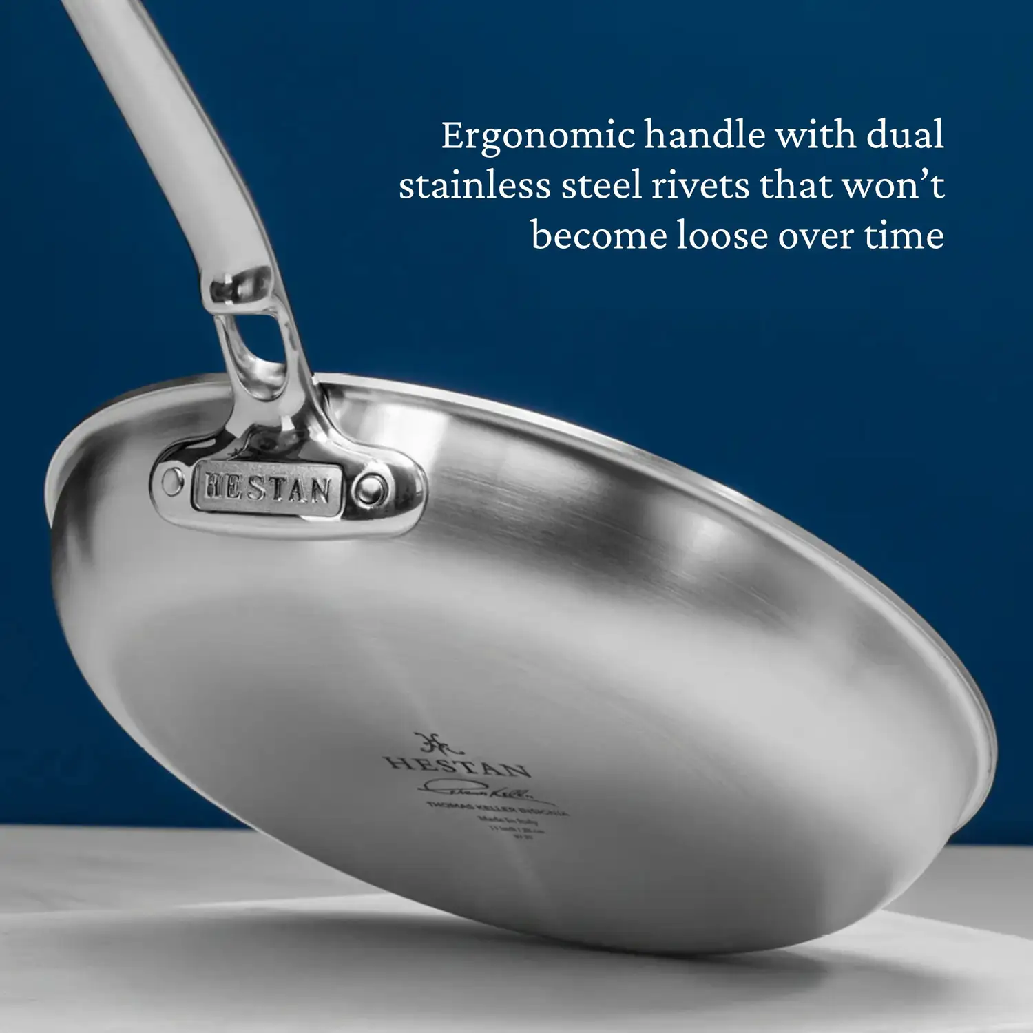 Commercial Clad Stainless Steel Skillets Small (8.5-Inch) 31026