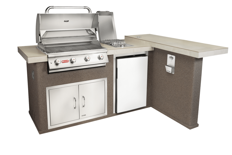 Luxury Q Outdoor L-Shaped Kitchen & Grill 31026