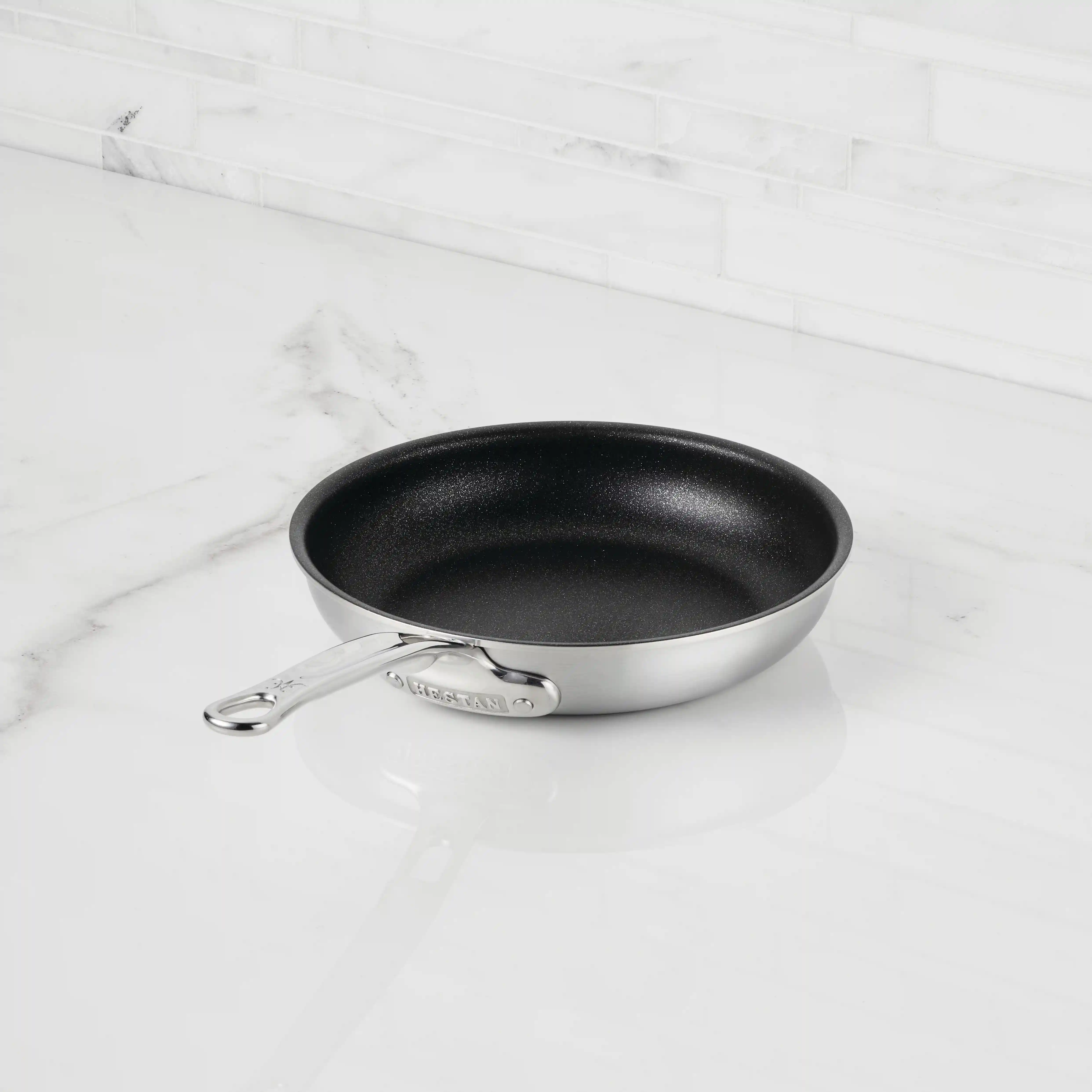 Commercial Clad Stainless Steel TITUMĀ® Nonstick Skillets Small (8.5-Inch) 31027