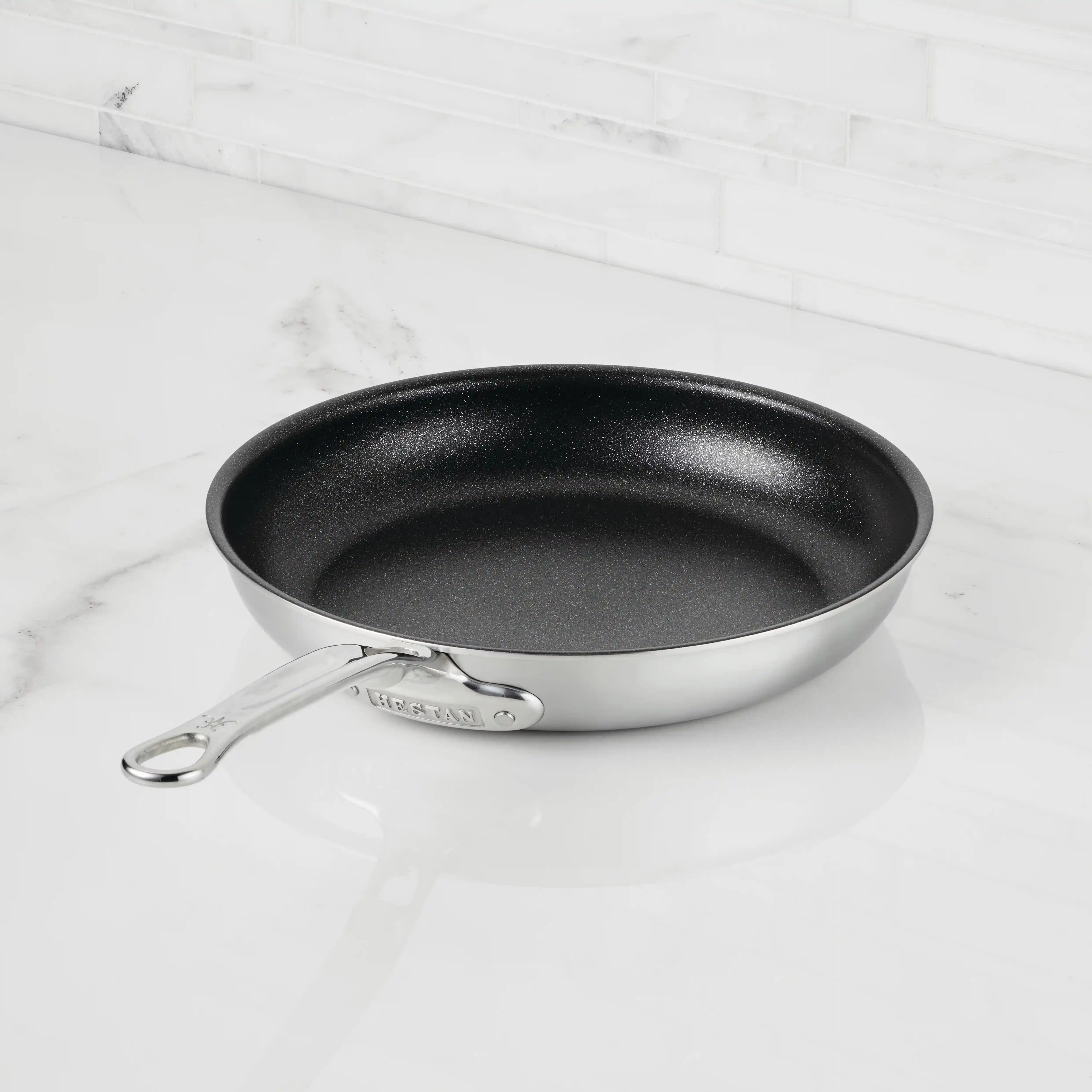 Commercial Clad Stainless Steel TITUMĀ® Nonstick Skillets Small (8.5-Inch) 31027
