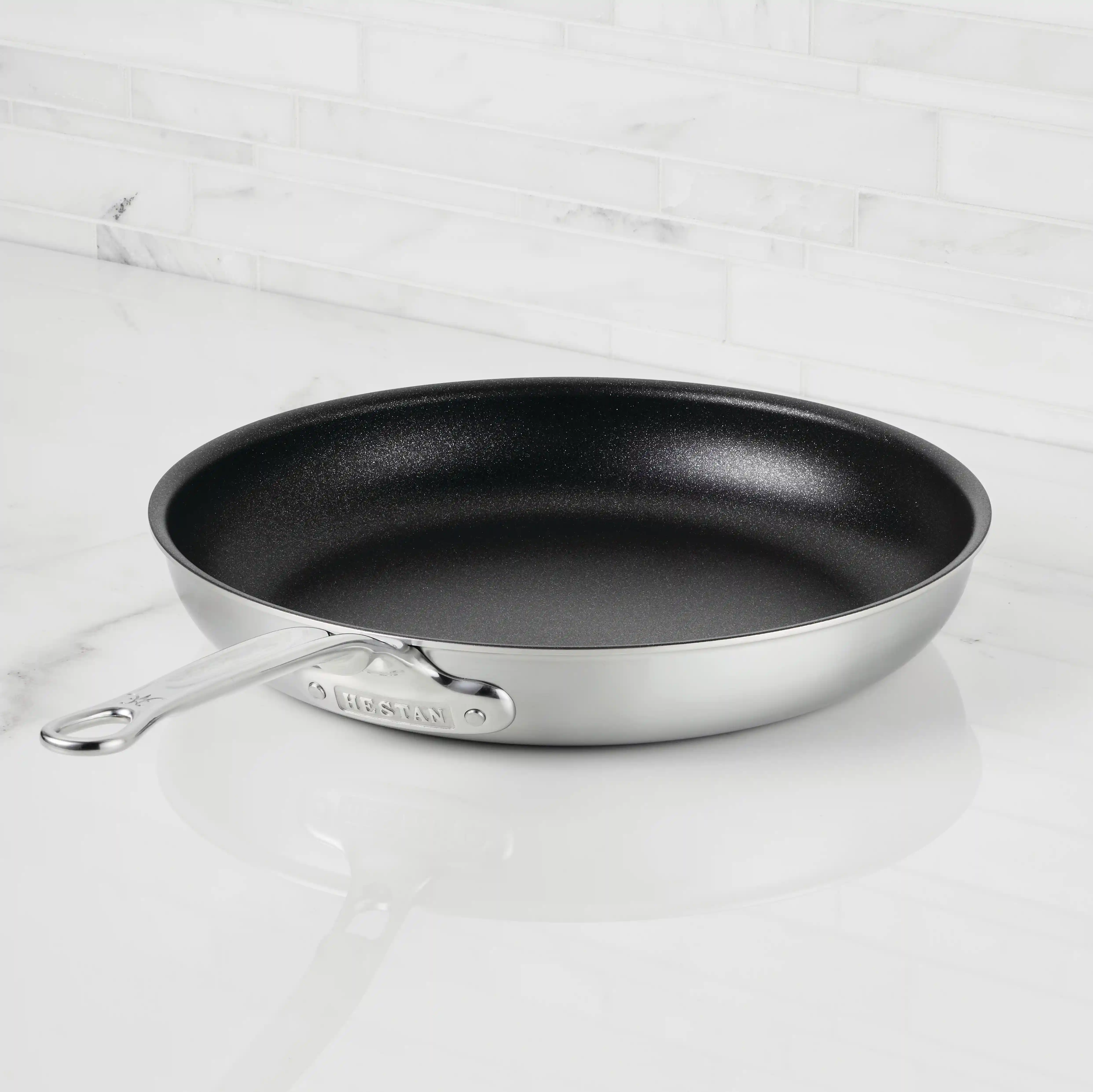 Commercial Clad Stainless Steel TITUMĀ® Nonstick Skillets Small (8.5-Inch) 31027