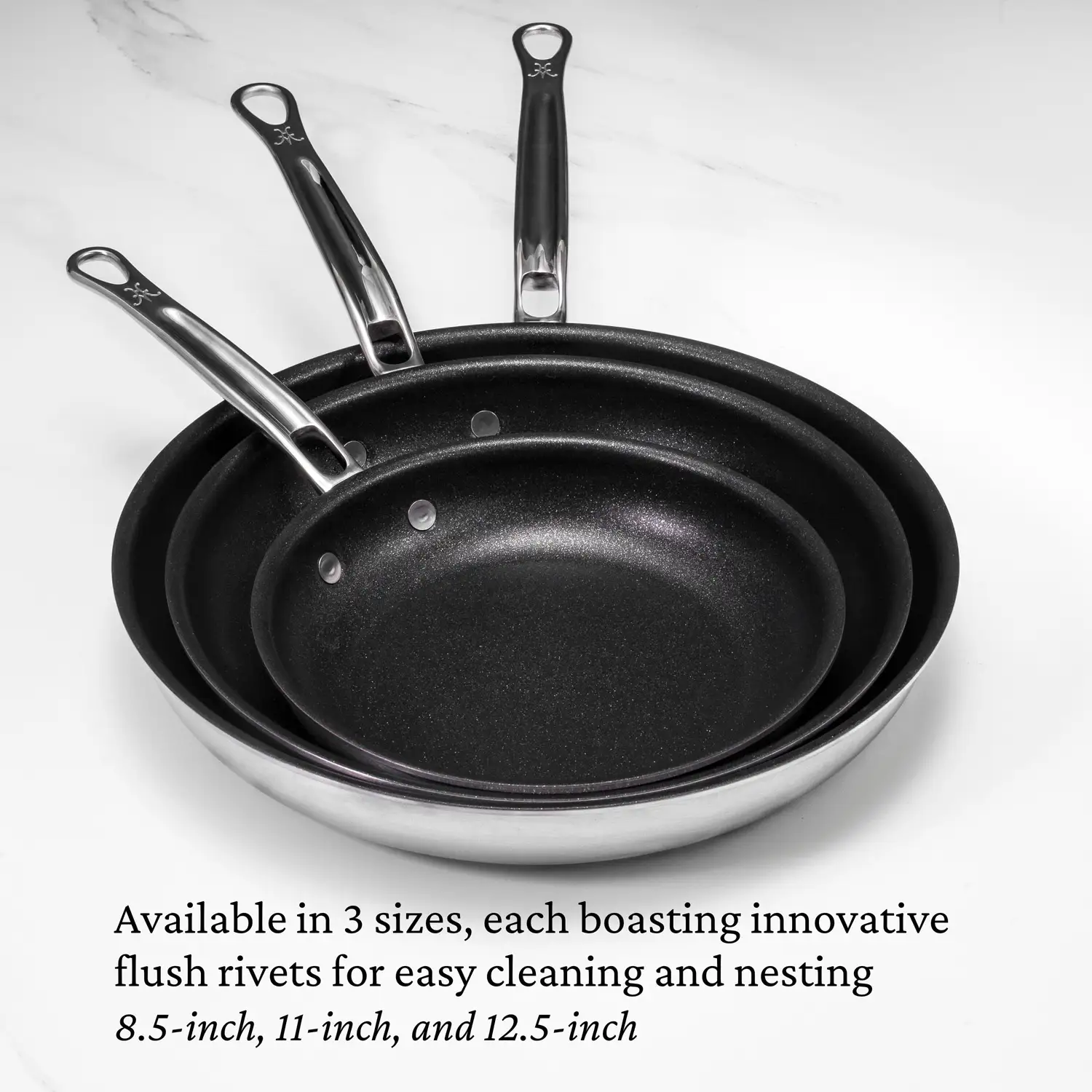Commercial Clad Stainless Steel TITUMĀ® Nonstick Skillets Small (8.5-Inch) 31027