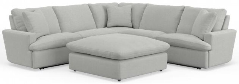 Castered Cocktail Ottoman 31028