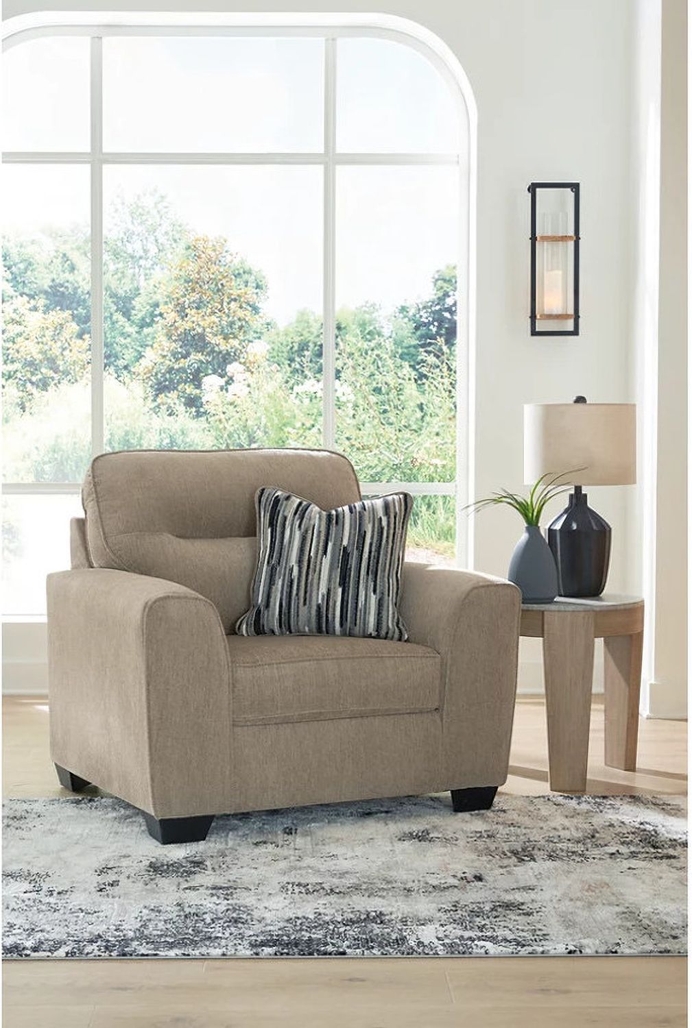 Olten Oversized Chair In Mocha 3130423