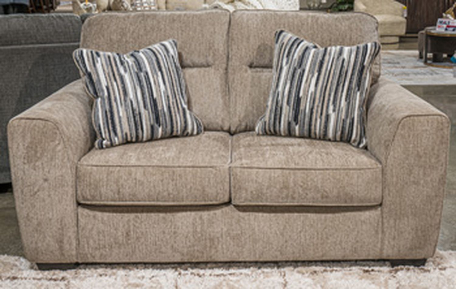 Olten Loveseat In Mocha 3130435