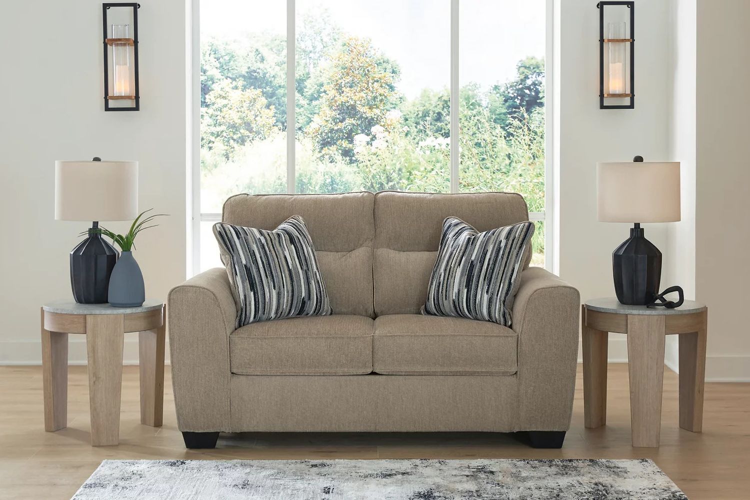 Olten Loveseat In Mocha 3130435