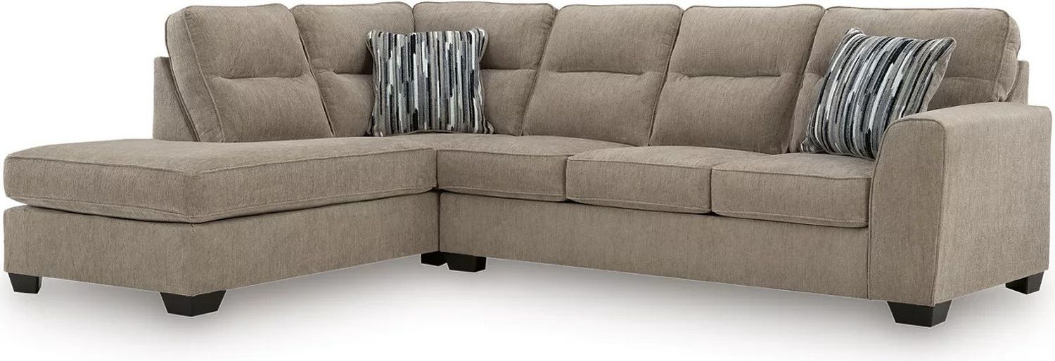 Olten 2-Piece LAF Sectional with Chaise In Mocha 31304S1
