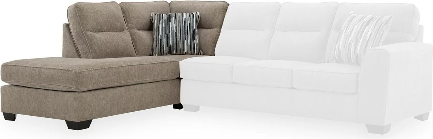 Olten 2-Piece LAF Sectional with Chaise In Mocha 31304S1