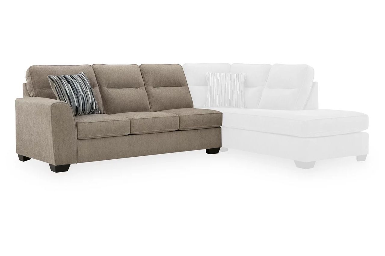 Olten 2-Piece RAF Sectional with Chaise In Mocha 31304S2