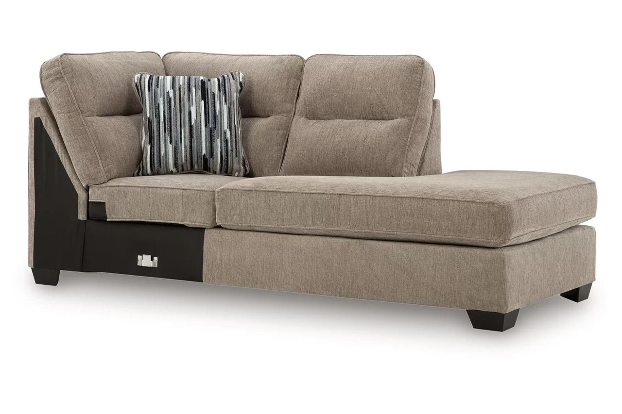 Olten 2-Piece RAF Sectional with Chaise In Mocha 31304S2