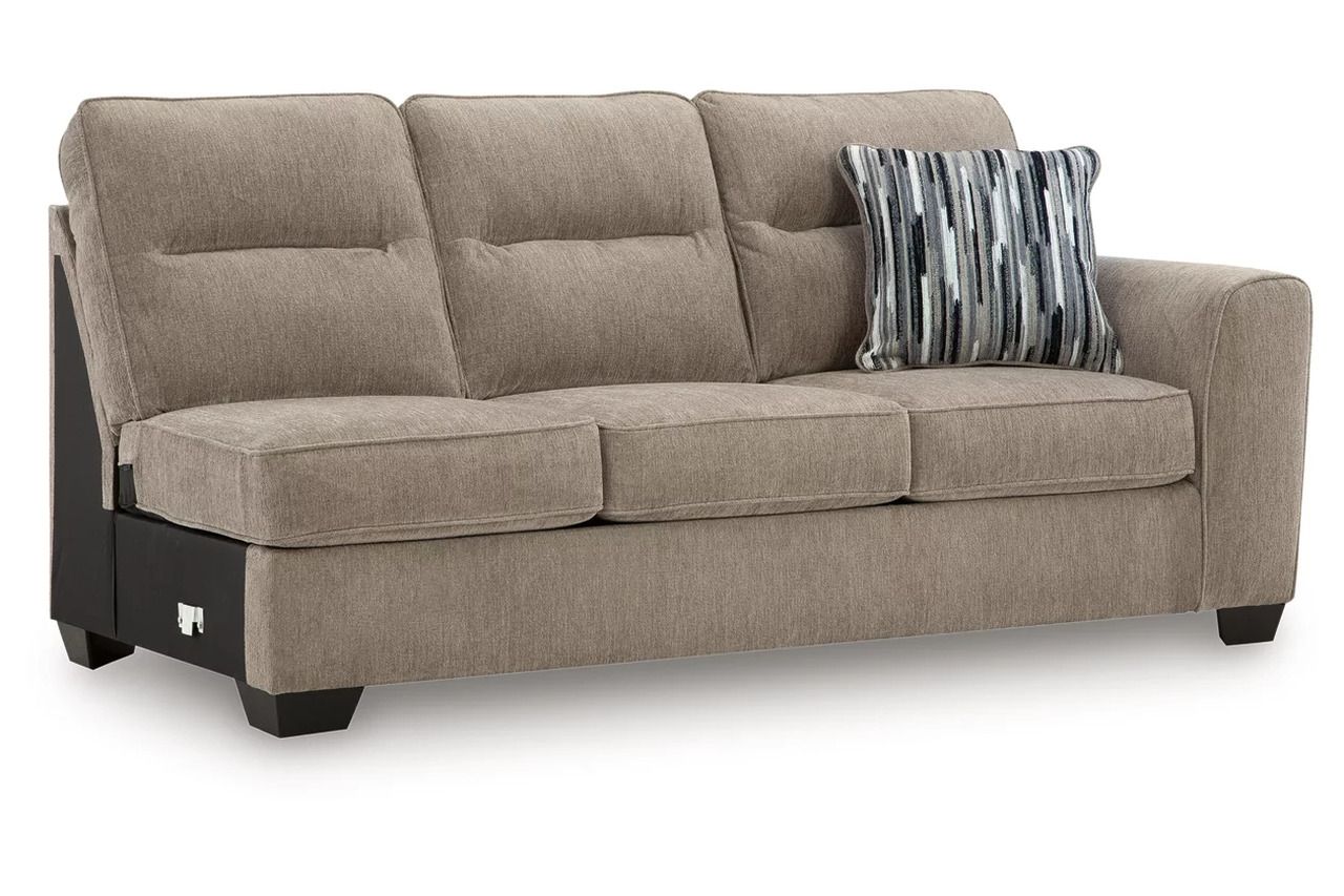 Olten 2-Piece Sectional with Chaise and Ottoman In Mocha 31304U2