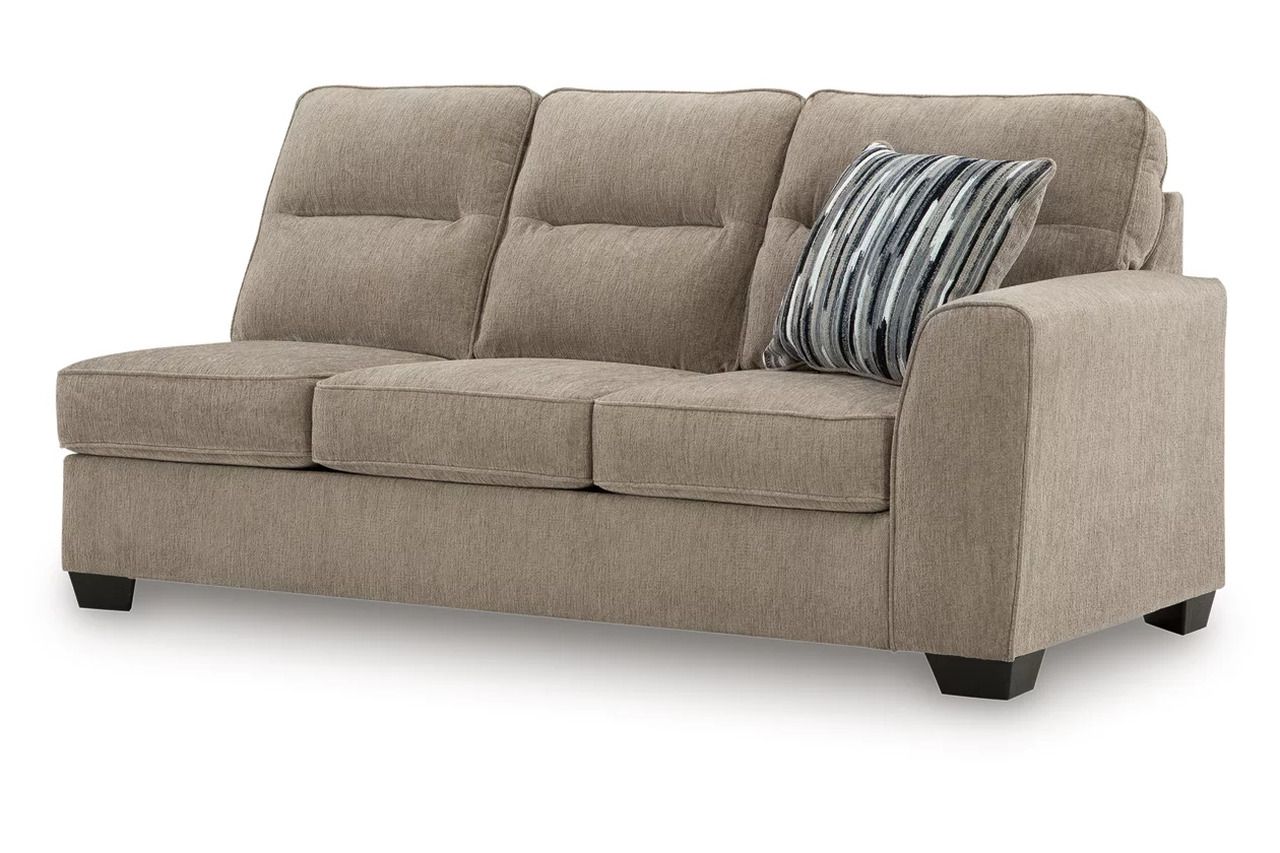 Olten 2-Piece Sectional with Chaise and Ottoman In Mocha 31304U2