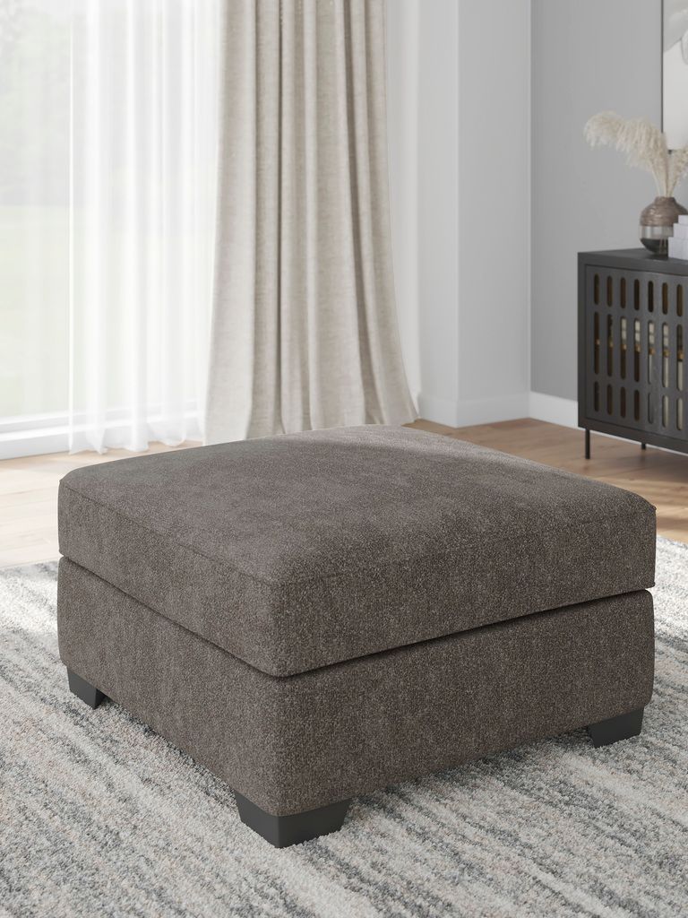 Olten Oversized Accent Ottoman In Graphite 3130508