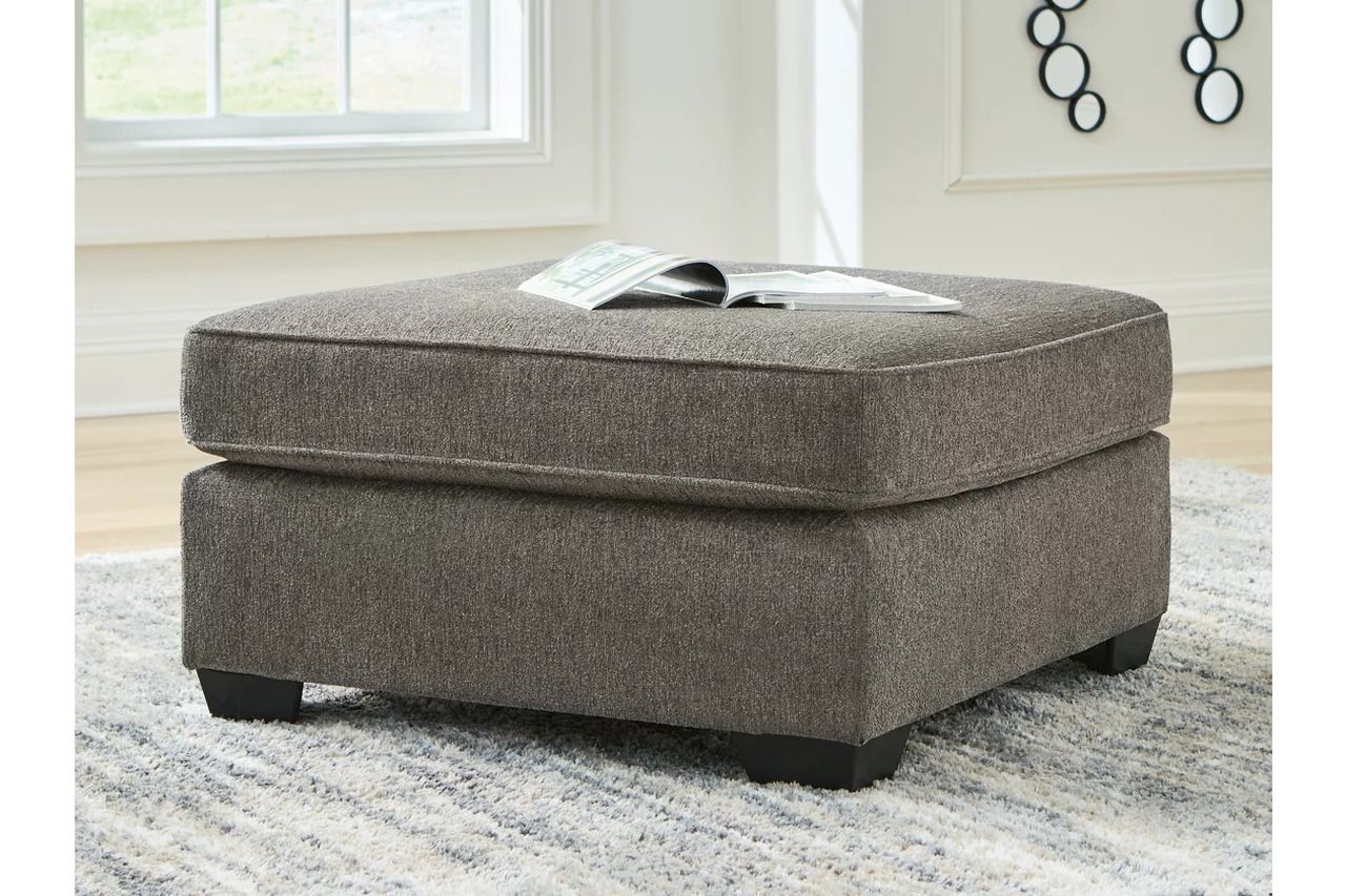Olten Oversized Accent Ottoman In Graphite 3130508