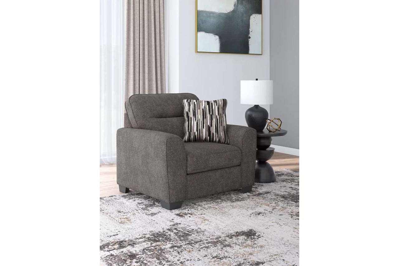 Olten Oversized Chair In Graphite 3130523