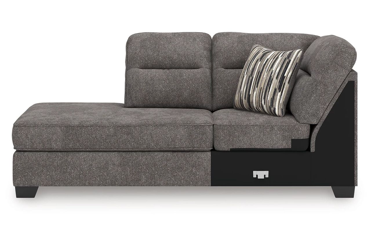 Olten 2-Piece LAF Sectional With Chaise In Graphite 31305S1